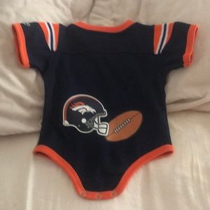 Denver bronco onesie